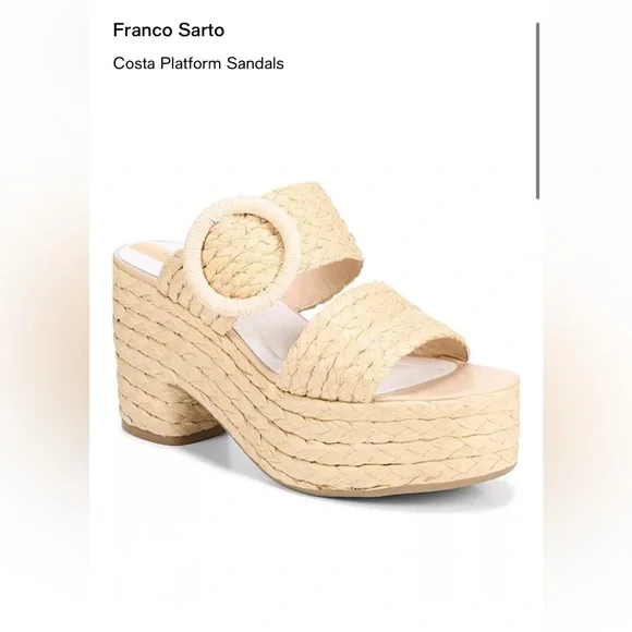 New Jeffrey Campbell Leno pointed toe flat slide mules, cream. Sz 8, Orig $135 - Picture 10 of 14